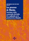 LOS PROCESOS DE FILIACION: CUESTIONES CIVILES Y PROCESALES DERIVADAS DE SU APLICACION EN LA PRACTICA DE LOS TRIBUNALES de RUIZ-RICO RUIZ, JOSE MANUEL 