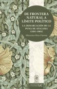 De Frontera Natural A Límite Político (ebook)