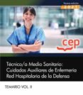 TECNICO/A MEDIO SANITARIO: CUIDADOS AUXILIARES DE ENFERMERIA RED HOSPITALARIA DE LA DEFENSA. TEMARIO VOL. II 2021 di VV.AA. 