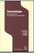 INMUNOLOGIA: MANUAL TECNICAS INVESTIGACION EN EL LABORATORIO di LUTTMAN, W 
