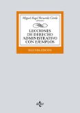 LECCIONES DE DERECHO ADMINISTRATIVO CON EJEMPLOS (2 ED.) de RECUERDA GIRELA, MIGUEL ANGEL 