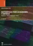MATEMATICAS PARA LA ECONOMIA Y LA EMPRESA. CALCULO DIFERENCIAL. V OL II. TEORIA de RODRIGUEZ RUIZ, JULIAN 