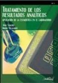 TRATAMIENTO DE LOS RESULTADOS ANALITICOS: APLICACION DE LA ESTADI STICA EN EL LABORATORIO de SANCHEZ, JOAN 