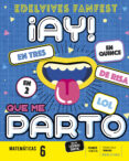 Portada de Matemáticas 6º Educacion Primaria Proyecto Fanfest