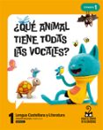 Portada de Proyecto: Viaje al centro de la curiosidad. Lengua Castellana y Literatura 1. Trimestres