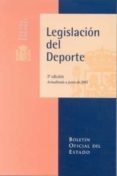 LEGISLACION DEL DEPORTE (3 ED.) di VV.AA. 