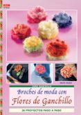 BROCHES DE MODA CON FLORES DE GANCHILLO di HILGIB, BEATE 