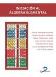 INICIACION AL ALGEBRA ELEMENTAL di VV.AA. 