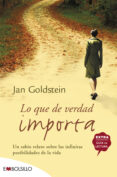 LO QUE DE VERDAD IMPORTA: UN SABIO RELATO SOBRE LAS INFINISTAS PO SIBILIDADES DE LA VIDA di GOLDSTEIN, JAN 