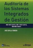 AUDITORA DE LOS SISTEMAS INTEGRADOS DE GESTIN di SEVILLA TENDERO, JOSE 