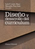 DISEO Y DESARROLLO DEL CURRICULUM de CANTON MAYO, ISABEL 