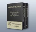 DICCIONARIO DE USO DEL ESPAOL (2 VOLS.) (NUEVA EDICION ACTUALIZADA) di MOLINER, MARIA 