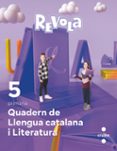 Portada de Llengua Catalana 5º Educacion Primaria Quadern Projecte Revuela Catalu