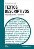 TEXTOS DESCRIPTIVOS de CARRATALA TERUEL, FERNANDO 