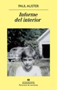 INFORME DEL INTERIOR de AUSTER, PAUL 