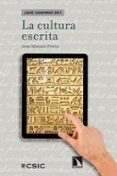 LA CULTURA ESCRITA de PRIETO, JOSE MANUEL 