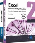 EXCEL (VERSIONES 2019 Y OFFICE 365): PACK DE 2 LIBROS: APRENDER Y DESARROLLAR TABLAS DINMICAS di VV.AA. 