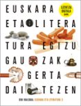 Portada de Euskara eta Literatura Dbh 3 (lizentziarekin)