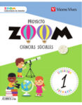 CIENCIAS SOCIALES 1 EDUCACION PRIMARIA + ACTIV BIENVENIDA PROYECTO ZOOM MADRID di VV.AA. 