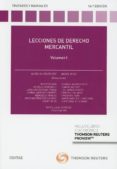 LECCIONES DE DERECHO MERCANTIL, VOLUMEN I (16 ED.) de MENENDEZ, AURELIO ROJO, ANGEL 