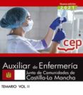 AUXILIAR DE ENFERMERA. JUNTA DE COMUNIDADES DE CASTILLA-LA MANCHA. TEMARIO VOL. II di VV.AA. 