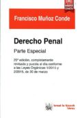 DERECHO PENAL PARTE ESPECIAL 20EDICION 2015 di MUOZ CONDE, FRANCISCO 