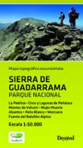 MAPA TOPOGRAFICO EXCURSIONISTA SIERRA DE GUADARRAMA. PARQUE NACIO NAL di VV.AA. 
