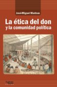 LA TICA DEL DON Y LA COMUNIDAD POLTICA de MARINAS, JOSE MIGUEL 