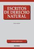 ESCRITOS DE DERECHO NATURAL (3 EDIC) de HERVADA, JAVIER 