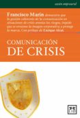 COMUNICACION DE CRISIS de MARIN, FRANCISCO 