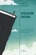 DEVALUACION CONTINUA: INFORME URGENTE SOBRE ALUMNOS Y PROFESORES DE SECUNDARIA de NAVARRA, ANDREU 