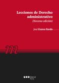 LECCIONES DE DERECHO ADMINISTRATIVO (9 ED.) de ESTEVE PARDO, JOSE 