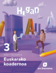 Portada de Koadernoak Euskara 3º Educación Primaria Proyecto Revuela País Vasco E