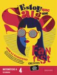 Portada de Matemáticas a 4º ESO Proyecto Fanfest