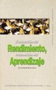 EVALUACION DEL RENDIMIENTO, EVALUACION DEL APRENDIZAJE di VV.AA. 