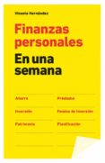 FINANZAS PERSONALES EN UNA SEMANA de HERNANDEZ, VICENTE 