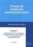 TEMAS DE DERECHO ADMINISTRATIVO, TOMO I (2 ED.) di GARCIA URETA, AGUSTIN 