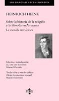 SOBRE LA HISTORIA DE LA RELIGIN Y LA FILOSOFA EN ALEMANIA de HEINE, HEINRICH 