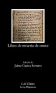 LIBRO DE MISERIA DE OMNE de ANONIMO 