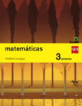 Portada de Matemáticas Trimestres Savia 3º Educacion Primaria Ed 2014 Castellano
