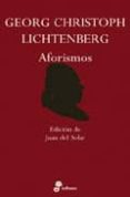 AFORISMOS di LICHTENBERG, GEORG CHRISTOPH 