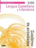 Portada de Lengua Castellana y Literatura 3 ESO (Cuaderno de Actividades) Pr Oyec