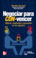 NEGOCIAR PARA CON-VENCER de COSTA GARCIA, MERCEDES 