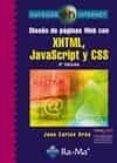 NAVEGAR EN INTERNET DISEO DE PAGINAS WEB CON XHTML, JAVASCRIPT Y CSS (3 ED.) de OROS CABELLO, JUAN CARLOS 