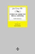 CURSO DE DERECHO PENAL ESPAOL. PARTE GENERAL: INTRODUCCION (I) ( 6 ED.) di CEREZO MIR, JOSE 