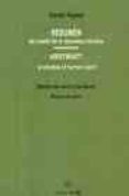 RESUMEN DEL TRATADO DE LA NATURALEZA HUMANA (ED. BILINGE) (FUNDA CION DE INVESTIGACIONES MARXISTAS) de HUME, DAVID 