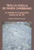 TRAS LA HUELLA DE MARA ZAMBRANO. LO SAGRADO EN LA GENERACIN POTICA DE LOS 70 de PEINADO ELLIOT, CARLOS 