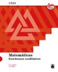 MATEMATICAS ACADEMICAS 3 ESO ED 2021 EN EQUIPO di VV.AA. 