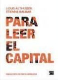 PARA LEER EL CAPITAL di VV.AA