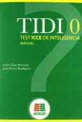 TIDI 0 TEST ICCE DE INTELIGENCIA MANUAL di VV.AA. 